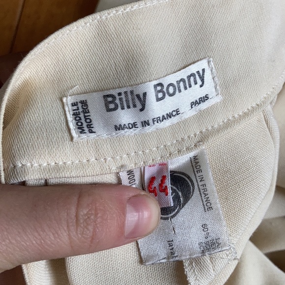 Wide leg wool vintage pants - Picture 2 of 3